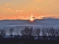 Východ slnka nad Tribčom Foto: D. Šildová