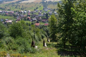 Pohľad na Oščadnicu z kalvárie...