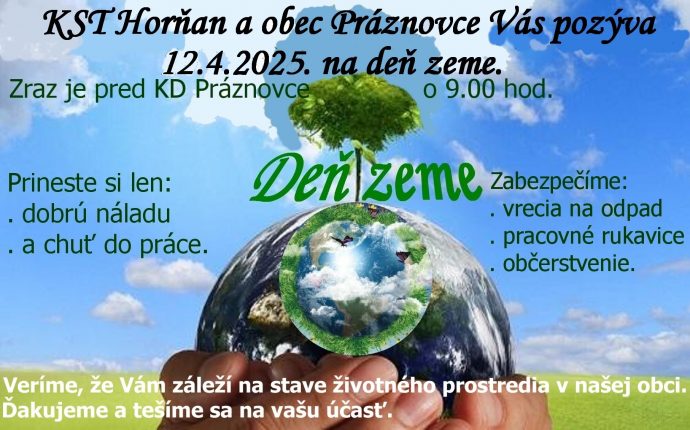 Deň zeme +obec 20.4.2024.