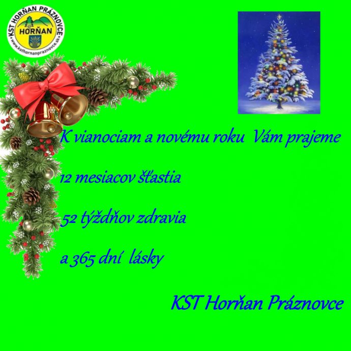 K vianociam a novému roku  Vám prajeme